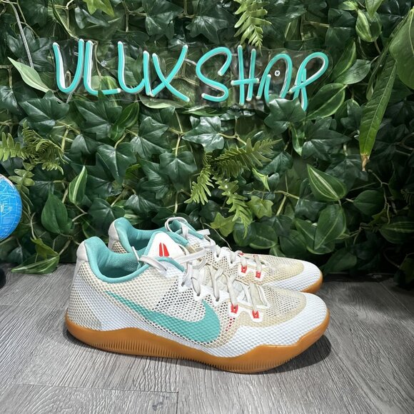 Nike Zoom Kobe 11 XI EM Summer White / Teal /Crimson Size 10 836183-103 main image 9